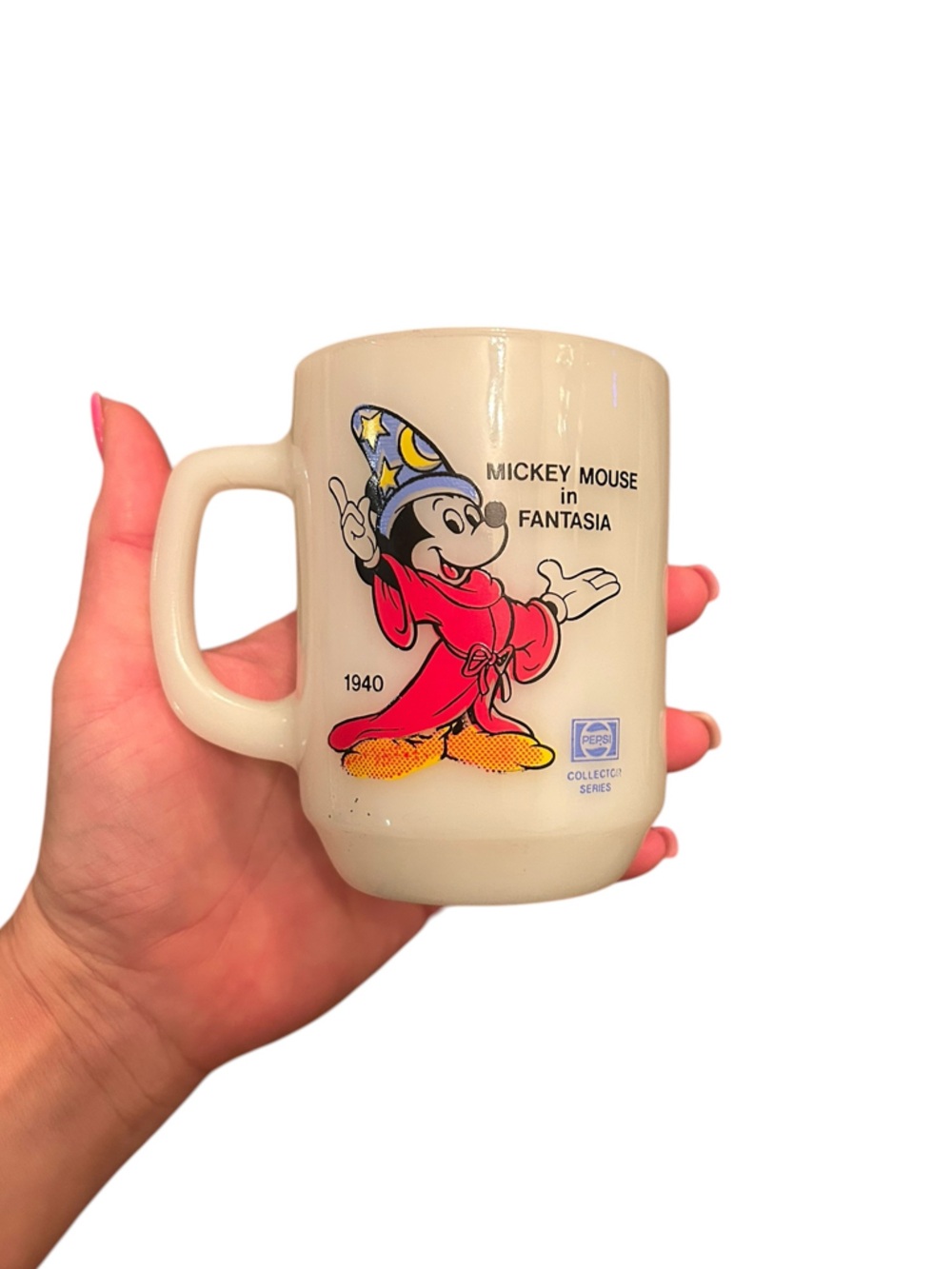 Vintage Fantasia Mickey Mouse Pepsi collectible Mug